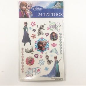 24 fake children Disney frozen tattoos